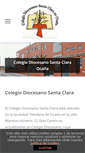Mobile Screenshot of colegiodiocesanosantaclara.com